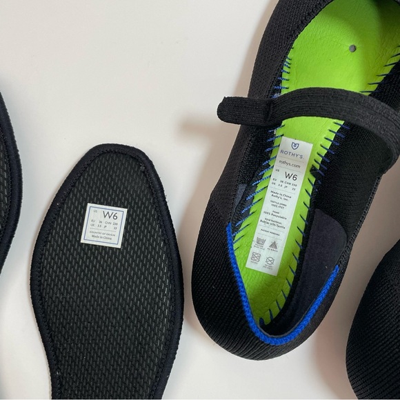 Rothy's The Square Mary Jane Flats in Black - Picture 5 of 5